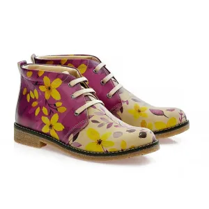 Autumn Flowers Ankle Boots PH215