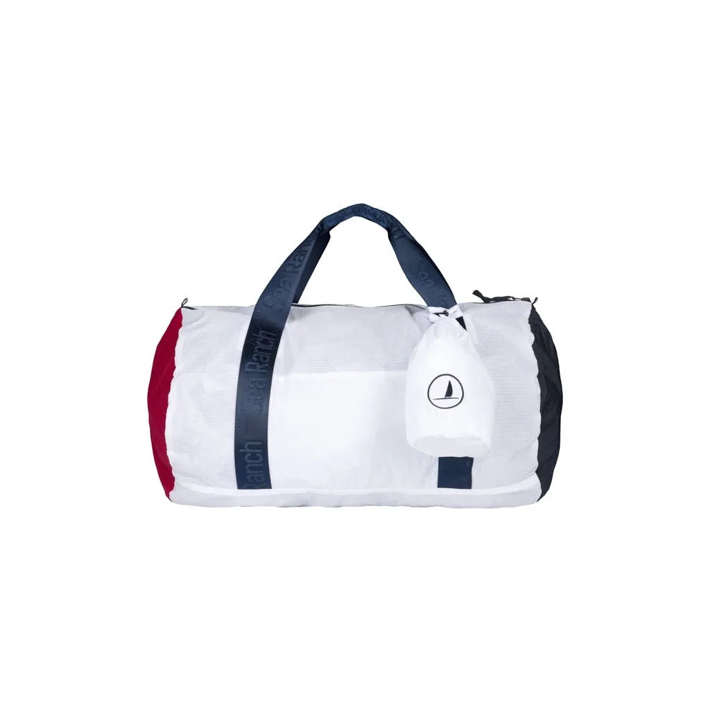 Checked Ripstop Bag - White