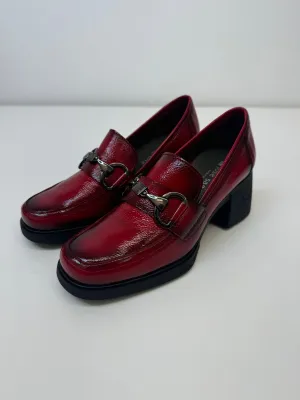 JOSE SAENZ Red Heel Loafers