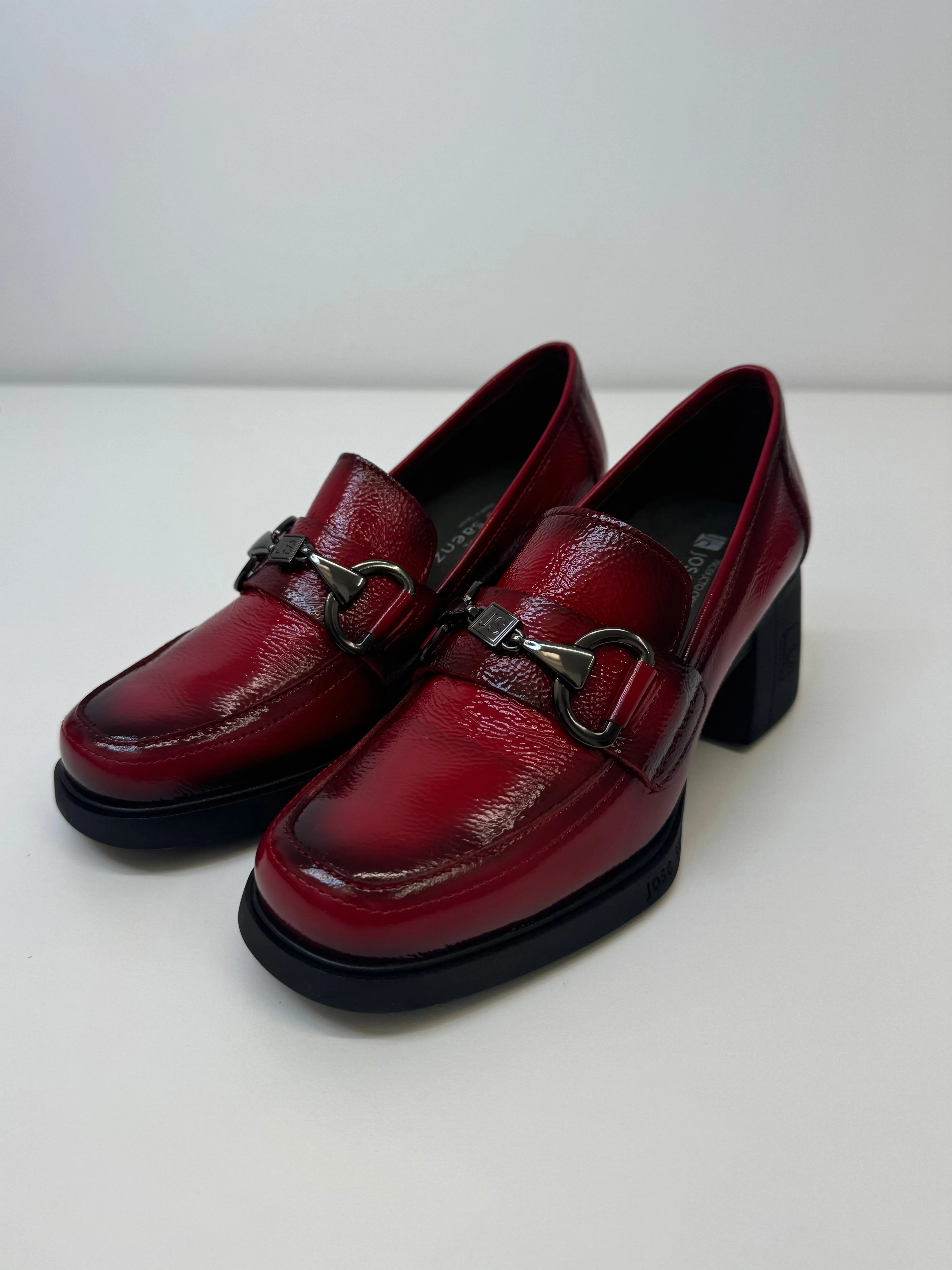 JOSE SAENZ Red Heel Loafers