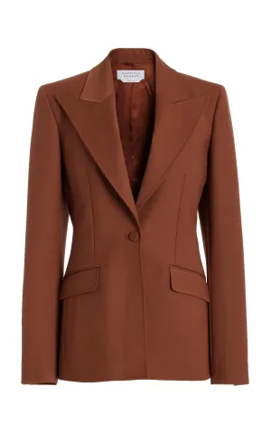 Leiva Blazer in Cognac Sportswear Wool