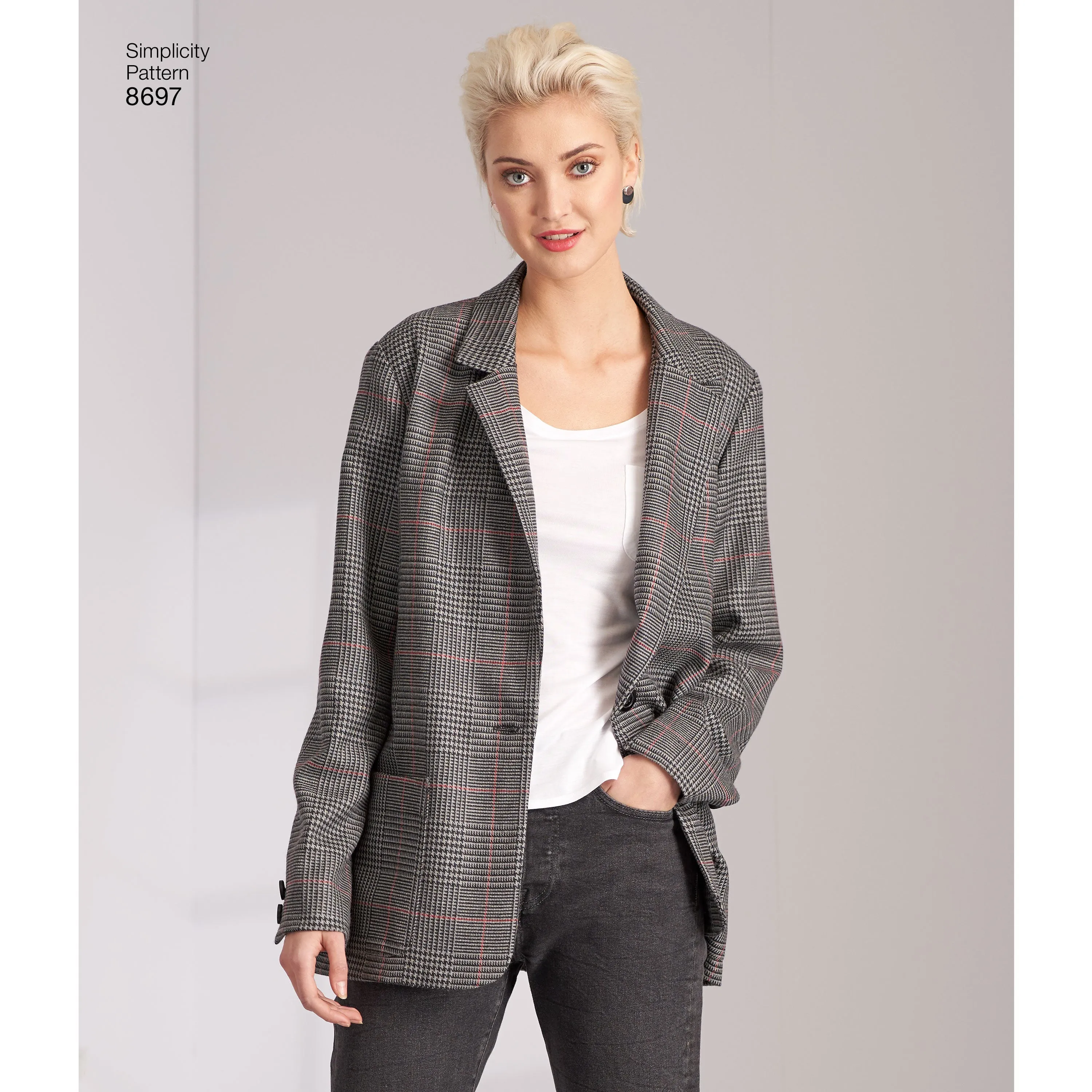 Simplicity Pattern 8697 Women’s / Plus Size Oversized Blazer