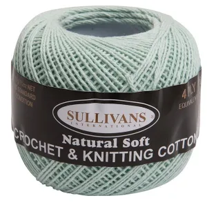 Sullivans Crochet and Knitting Yarn 4ply, 50g Cotton Yarn