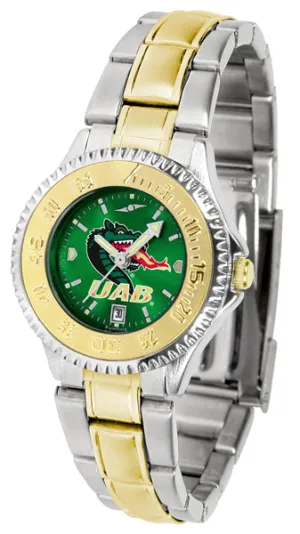 UAB Blazers Competitor Two-Tone Ladies Watch - AnoChrome